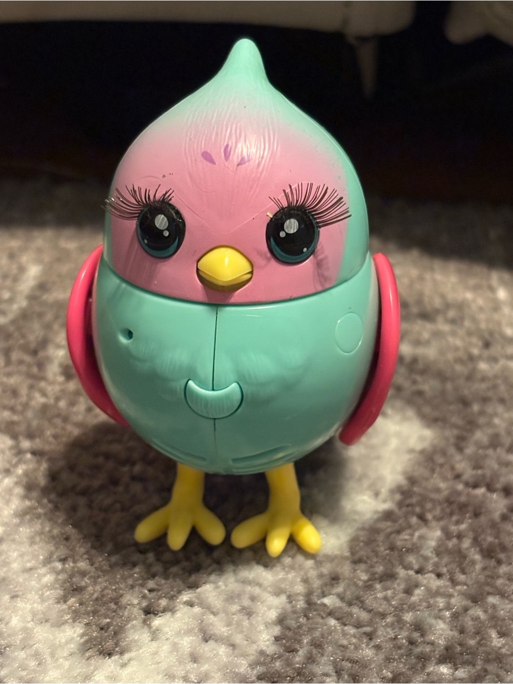 Little Live Cute Pink & Teal Interactive Toy Bird